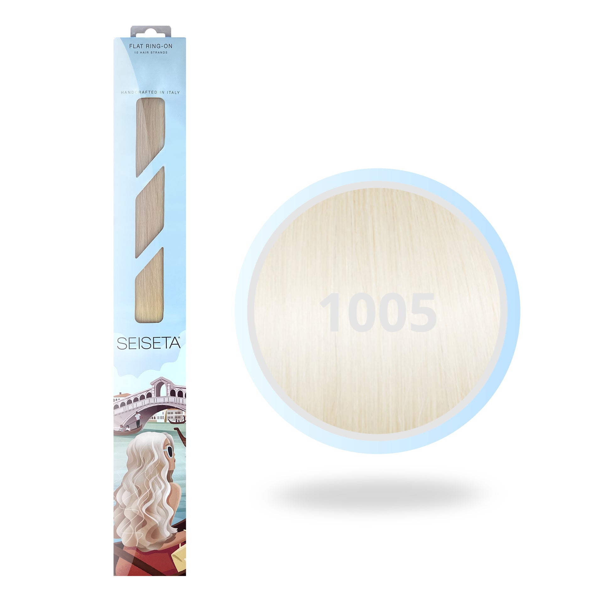 FLAT RING-ON 50 CM 1005/WIT BLOND