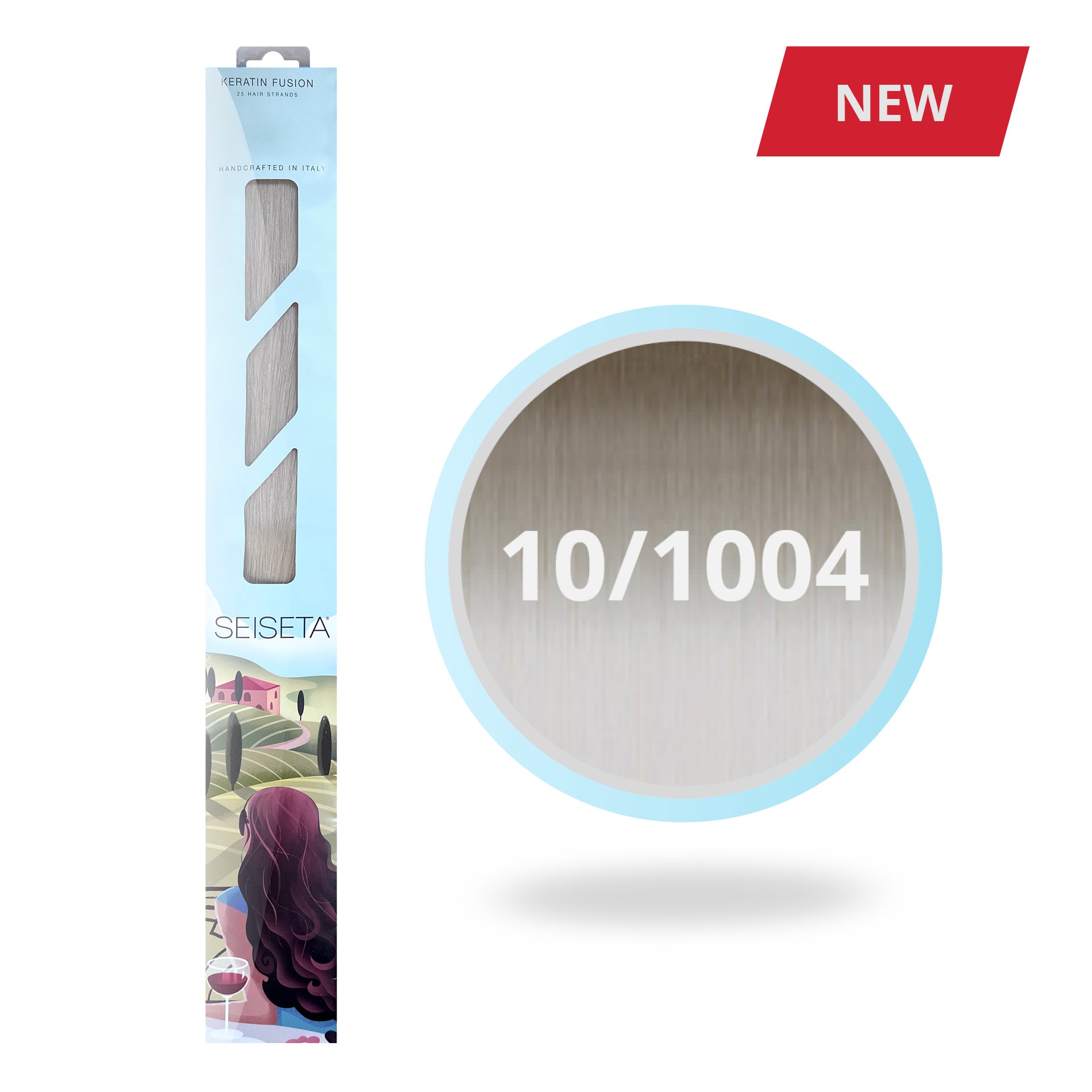 KERATIN FUSION OMBRE 10/1004 - DONKERBLOND AS/ULTRALICHT PLATINUM BLOND