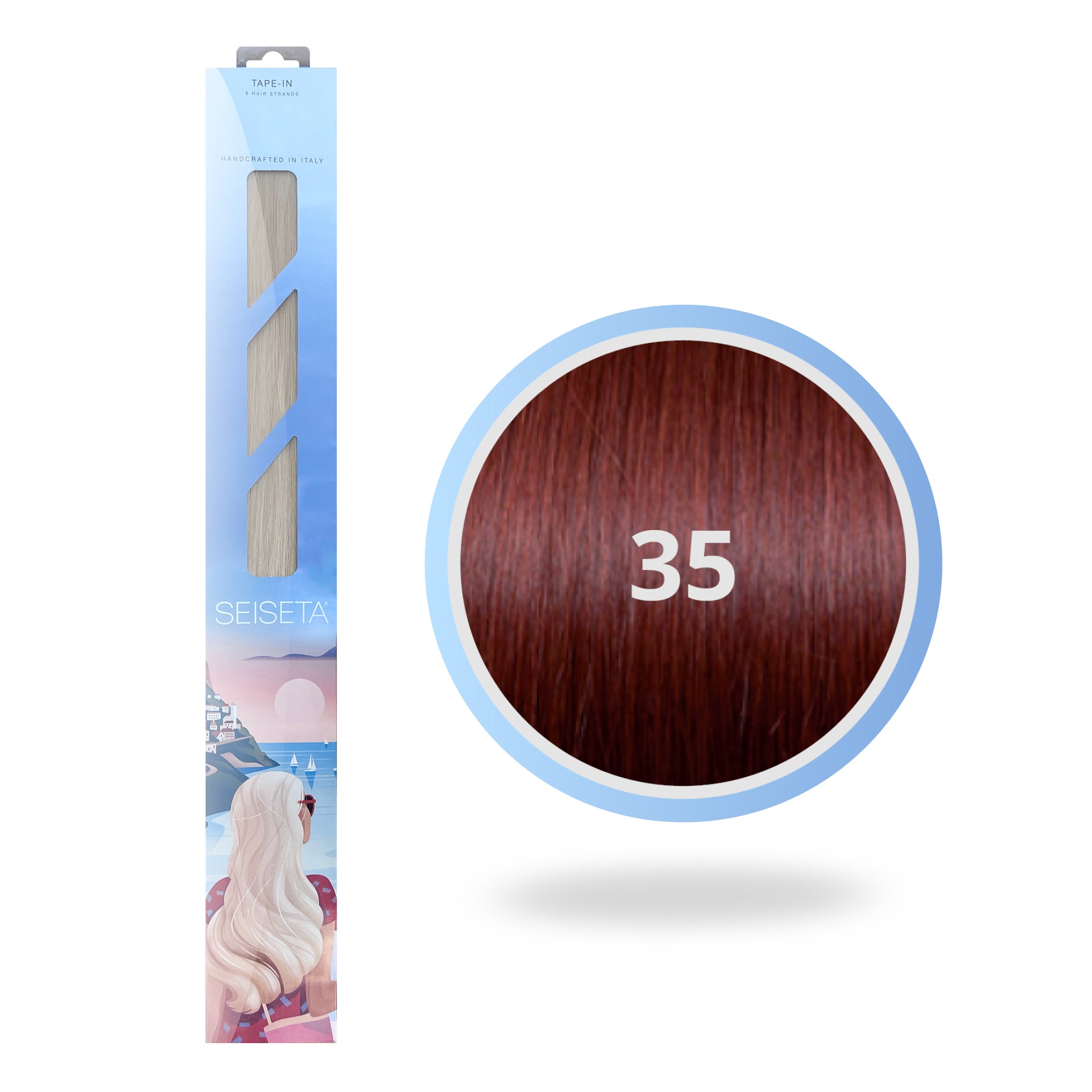 TAPE EXTENSIONS 50 CM 35/INTENS ROOD