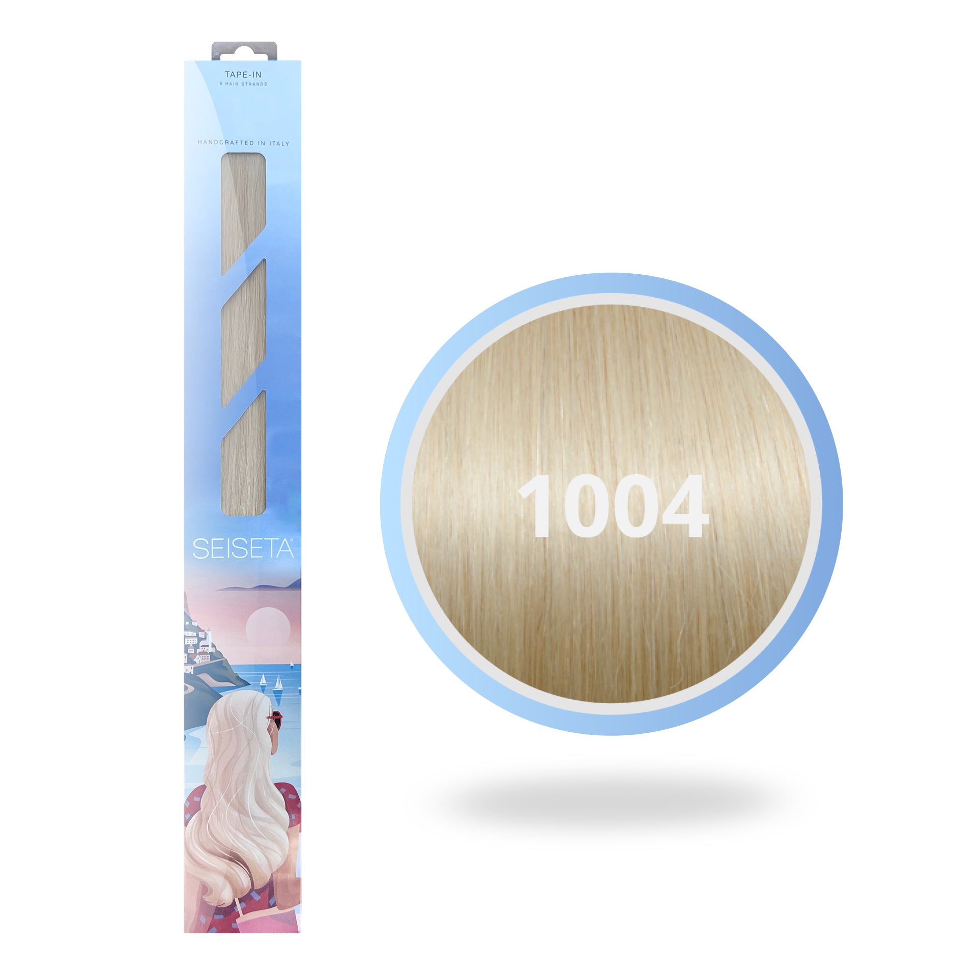 TAPE EXTENSIONS 50 CM 1004/EXTRA ZEER LICHT ASBLOND