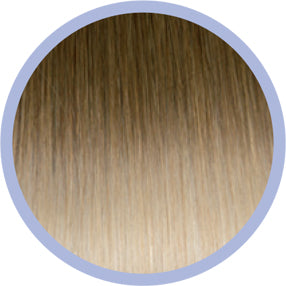 FLAT RING-ON OMBRE 50 CM 10/20 DONKERBLOND/LICHTBLOND