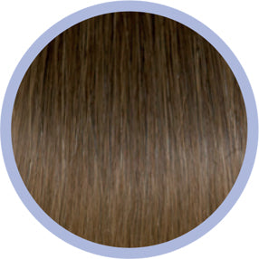 FLAT RING-ON OMBRE 50 CM 8/DB4 NATUURLIJK DONKERBLOND/GOUD