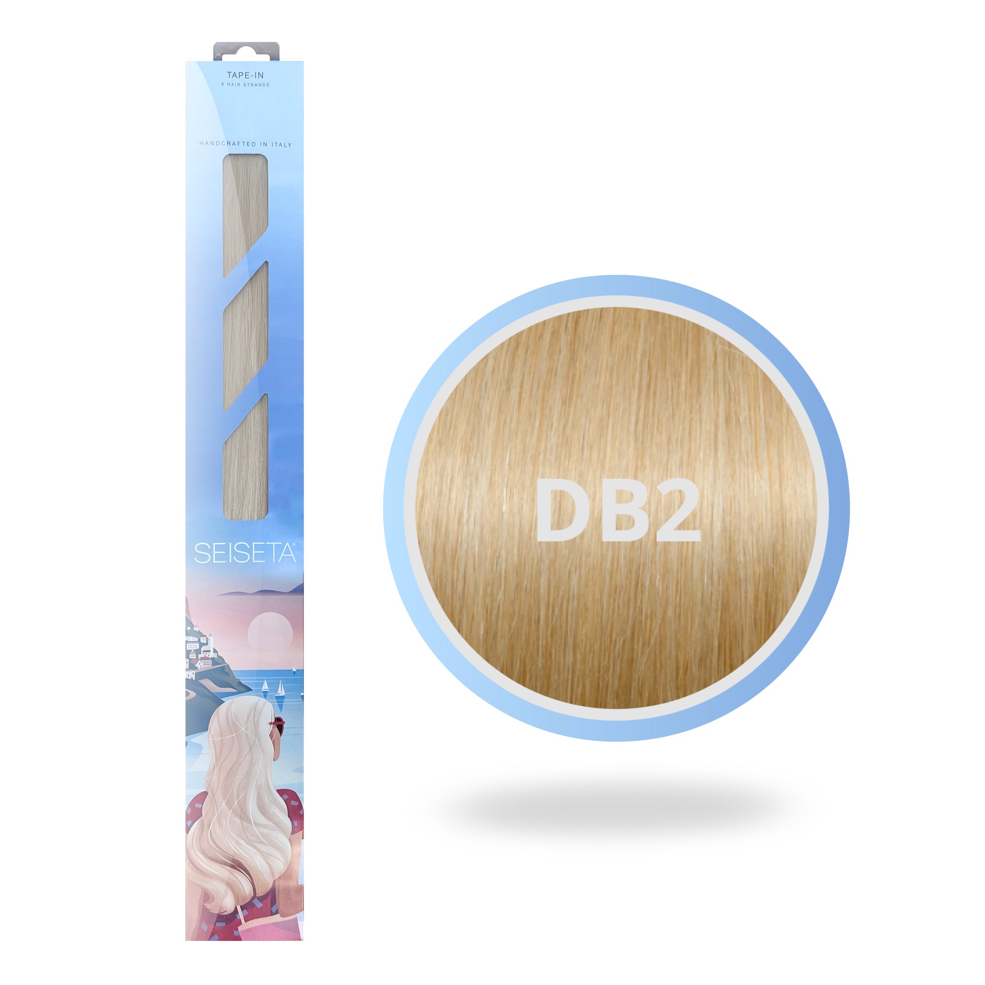Tape-In 50 cm DB2/Light Golden Blonde