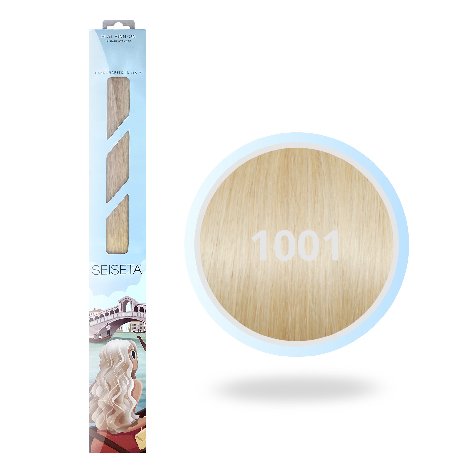 FLAT RING-ON 50 CM 1001/PLATINABLOND