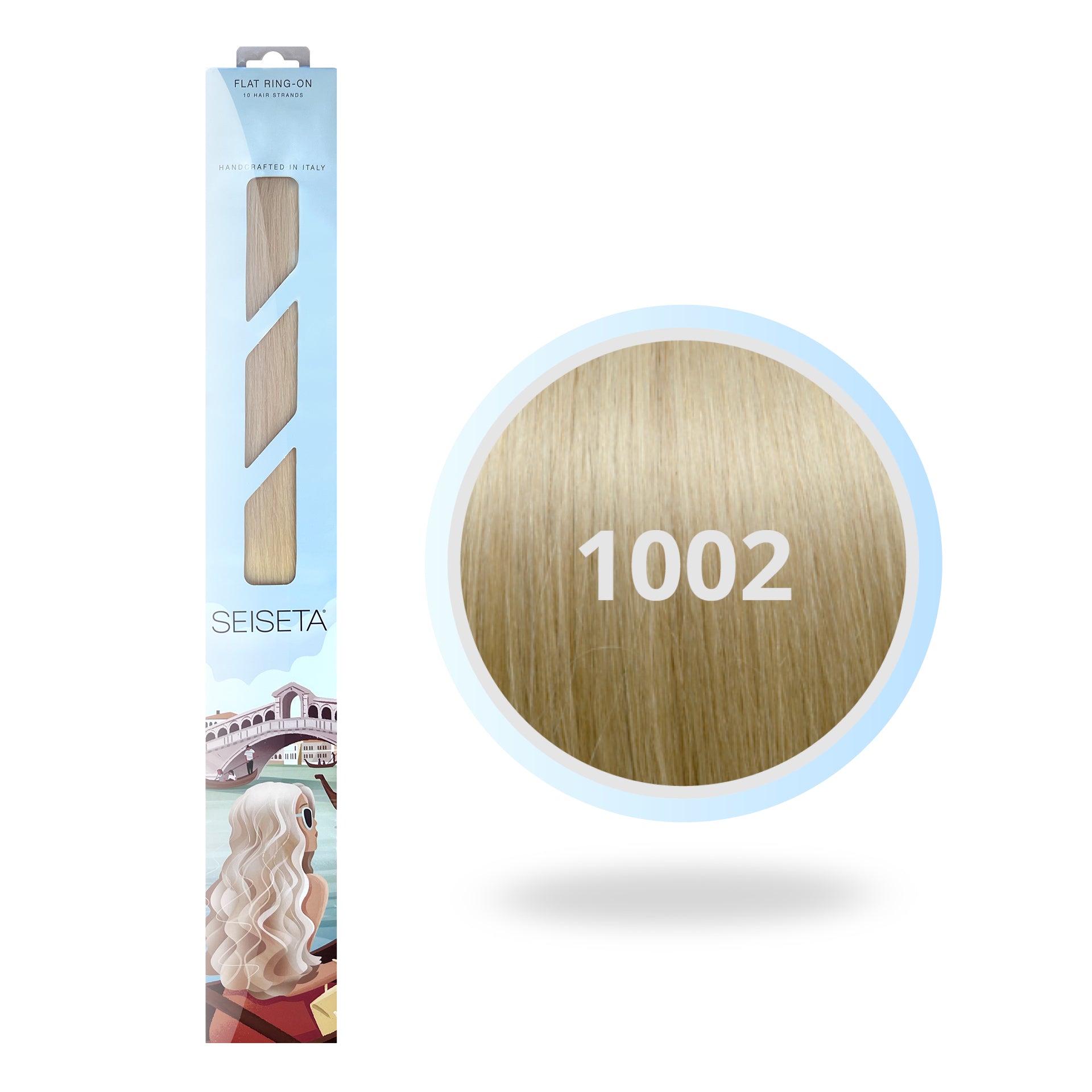 FLAT RING-ON 50 CM 1002/PLATINA ASBLOND