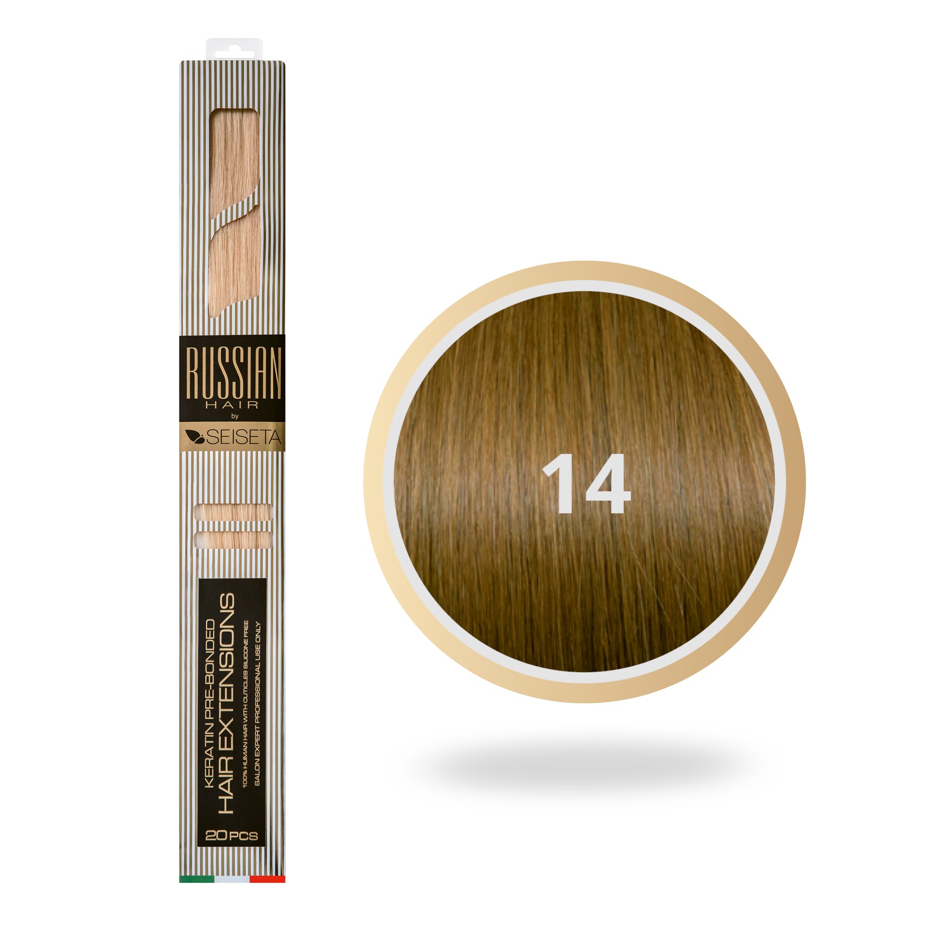 RUSSIAN HAIR EXTENSIONS 14/BLOND