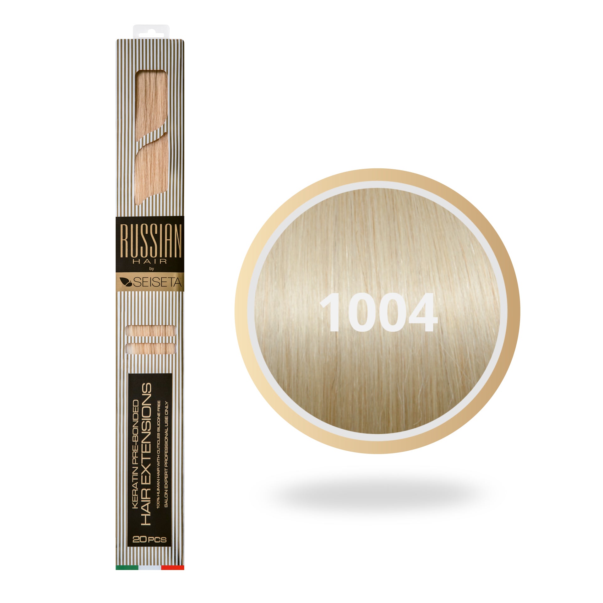 RUSSIAN HAIR EXTENSIONS 1004/EXTRA ZEER LICHT PLATINA ASBLOND