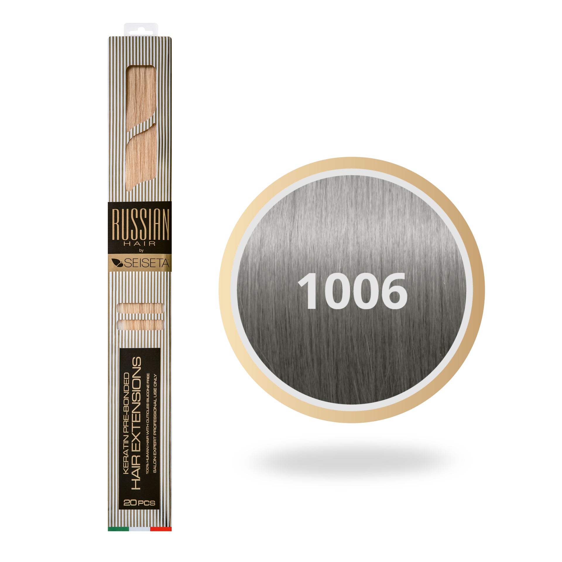 RUSSIAN HAIR EXTENSIONS 1006/ZILVER