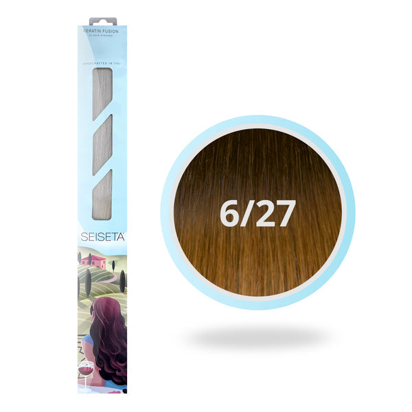 Keratin Fusion Ombre 6/27 - Chocoladebruin/Midden Goudblond