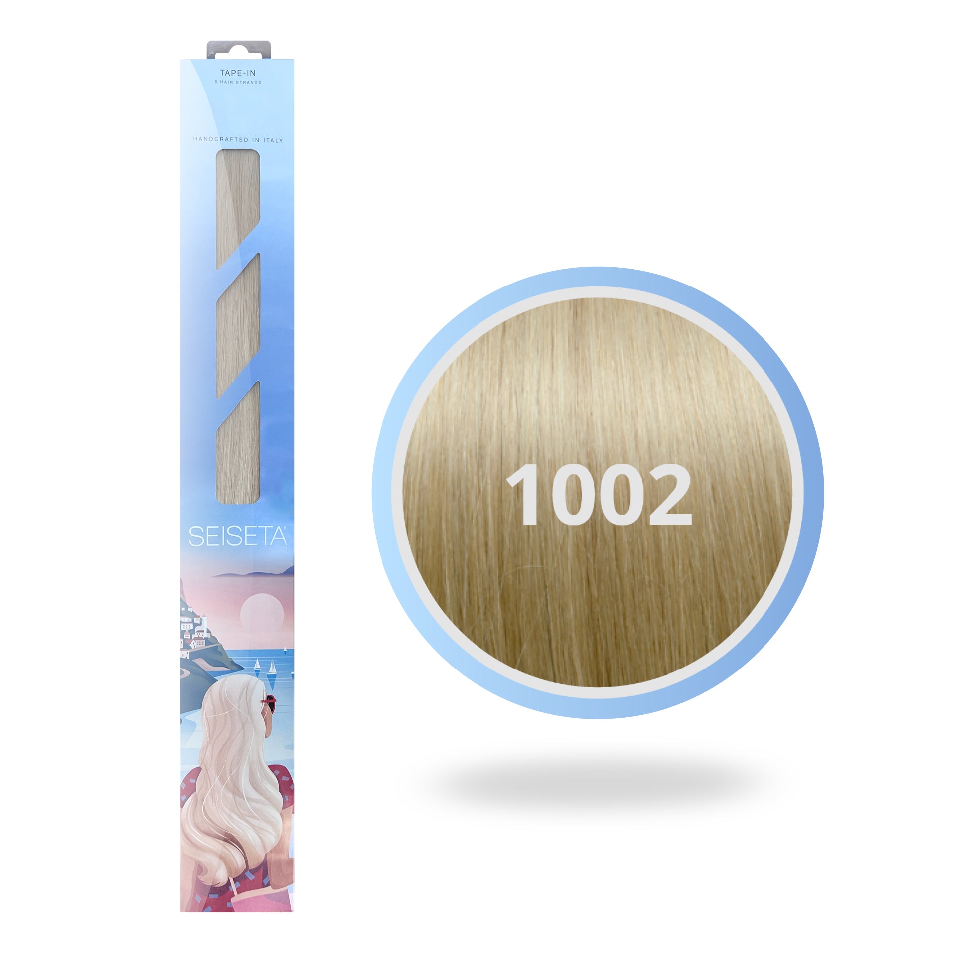 TAPE EXTENSIONS 50 CM 1002/PLATINA ASBLOND